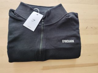 Sudadera Gymshark Restday 1/4 Zip Negra