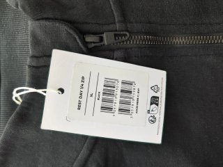 Sudadera Gymshark Restday 1/4 Zip Negra