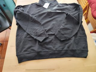 Sudadera Gymshark Restday 1/4 Zip Negra
