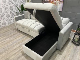 Sofá Chaiselongue Gris  + 2 cojines de regalo