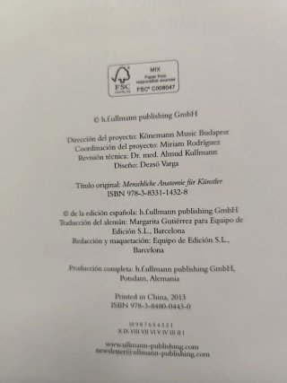 Libro Anatomía Humana para Artistas
