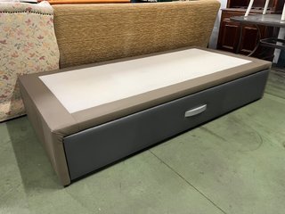Cama nido con cajón y tapizado
