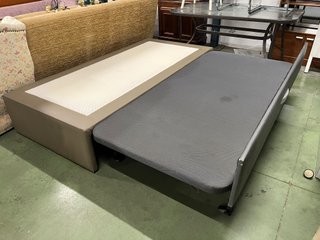 Cama nido con cajón y tapizado
