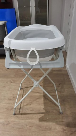 Bañera Plegable para Bebé con Soporte