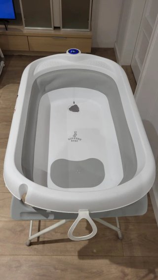 Bañera Plegable para Bebé con Soporte