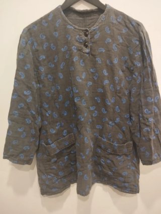Blusón vintage corte oriental