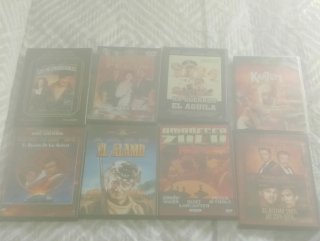 Lote 8 Películas DVD Western/Bélico