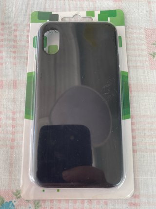 Funda Carcasa para iPhone X / XS de silicona negra