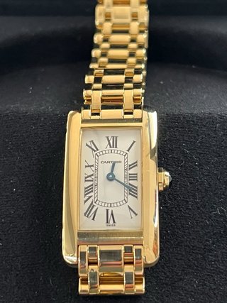 Cartier Tank Americaine 18k Oro