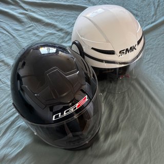2 Cascos Jet Moto LS2 y SMK Perfecto Estado