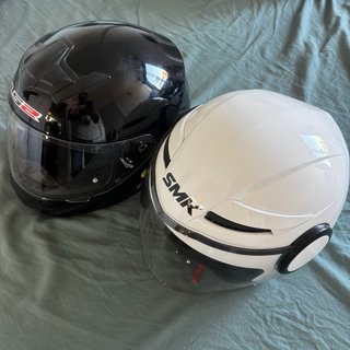 2 Cascos Jet Moto LS2 y SMK Perfecto Estado
