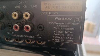 Mesa de mezclas DJ Pioneer DJM-600