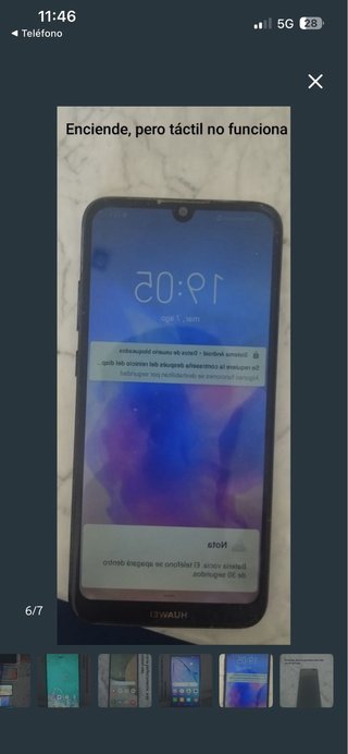 Huawei Y6 - Enciende pero táctil no funciona