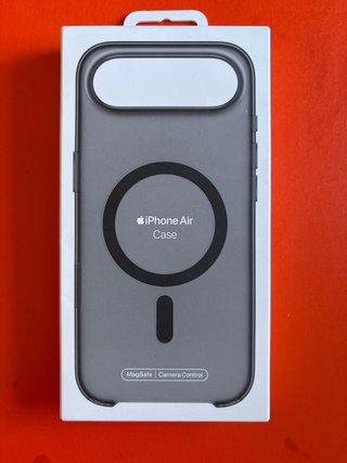 Funda iPhone Air Transparente Negra MagSafe