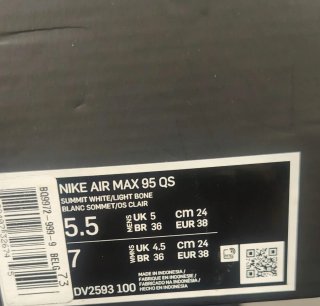 Nike Air Max 95 Talla 38.  -2 pares x 115€