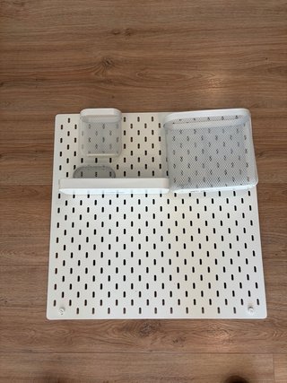 Tablero perforado SKÅDIS IKEA blanco
