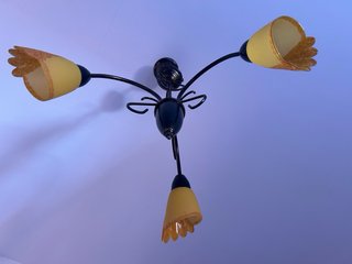 Lámpara de techo rustica