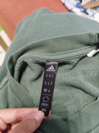 Sudadera Adidas verde talla M