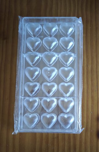Molde Corazones Polic. Bombones