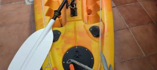 Kayak Valdeskayaks 2 plazas naranja con accesorios