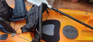 Kayak Valdeskayaks 2 plazas naranja con accesorios