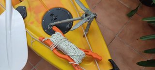 Kayak Valdeskayaks 2 plazas naranja con accesorios