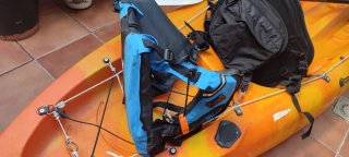 Kayak Valdeskayaks 2 plazas naranja con accesorios