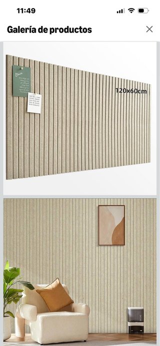 Cuadro de Fieltro Beige