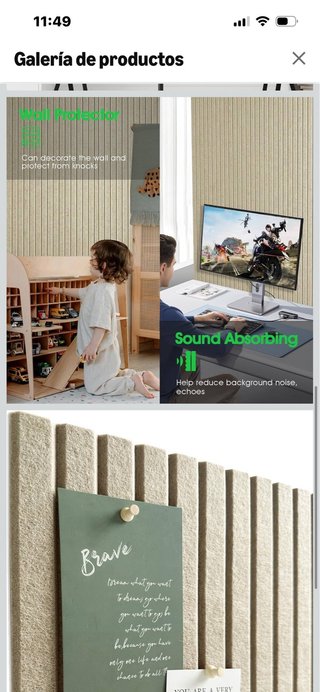 Cuadro de Fieltro Beige