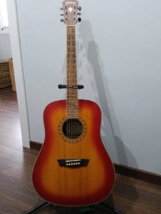 Guitarra Acústica Washburn WD7SACSM