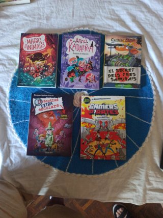 Lote 5 libros infantiles estrella polar