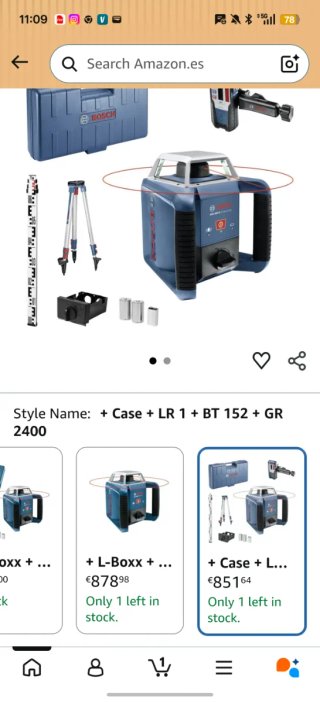 Nivel laser Bosh Exterior 400
