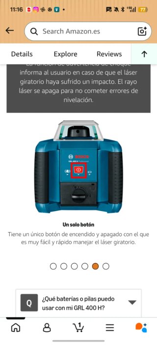 Nivel laser Bosh Exterior 400