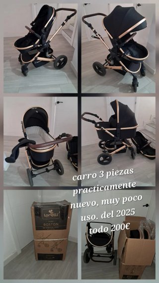 Carro de bebé Lorelli Boston 3 piezas