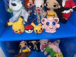 Amigurumi Jigglypuff tejido a mano