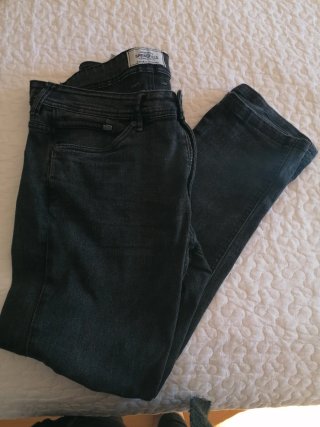 Pantalones vaqueros Springfield negros Talla M