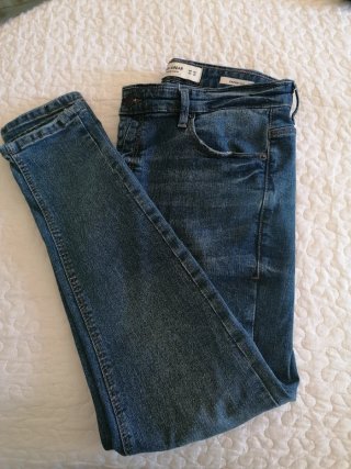 Pantalones vaqueros Springfield negros Talla M