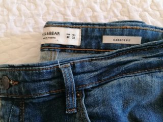 Pantalones vaqueros Springfield negros Talla M