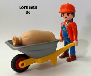 Lote 6634 6635 6636 6637 6638 Playmobil Granjeros
