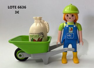 Lote 6634 6635 6636 6637 6638 Playmobil Granjeros