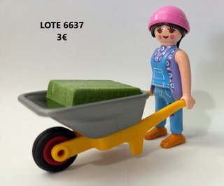 Lote 6634 6635 6636 6637 6638 Playmobil Granjeros