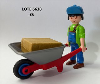 Lote 6634 6635 6636 6637 6638 Playmobil Granjeros