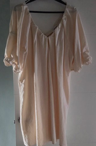 Vestido Primark Crema Talla XL