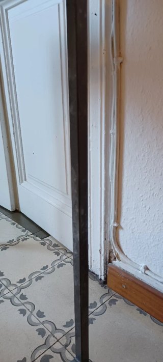 Mesita Auxiliar Abatible Blanca