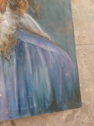 Óleo sobre lienzo - Retrato de hombre