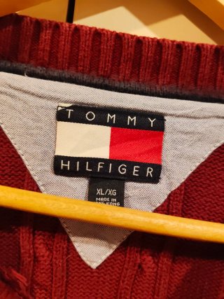 Jersey Tommy Hilfiger Vintage Rojo