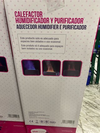 Calefactor Humidificador Vivahogar