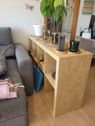 Estantería Kallax IKEA Roble Tinte Blanco