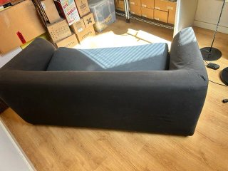 Sofá Cama Plegable Negro Meral