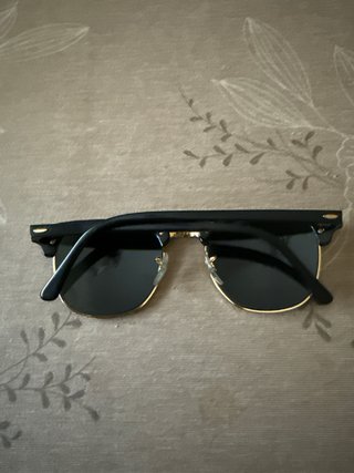 Gafas de Sol Ray-Ban Clubmaster Negro/Dorado